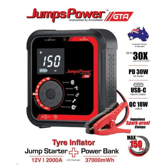 JumpsPower GTA Powerbank Jump Starter Tyre Inflator