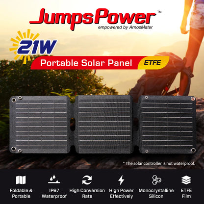 JumpsPower 21w foldable solar panels - 22-23% Conversion Rate APE AUST